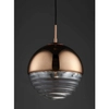 Kulista lampa zwis Paloma 68956 Endon transparentna miedziana