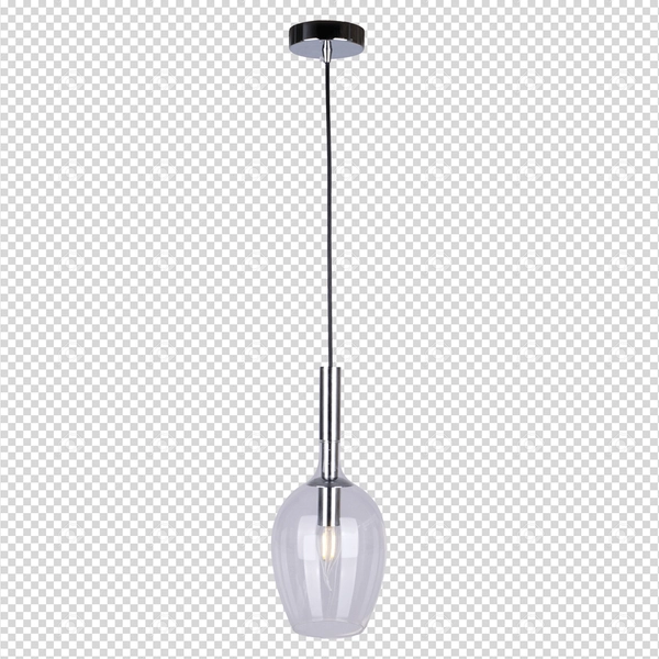 Lampa wisząca TANGO ML6163 szklana OPRAWA zwis podłużny przezroczysty