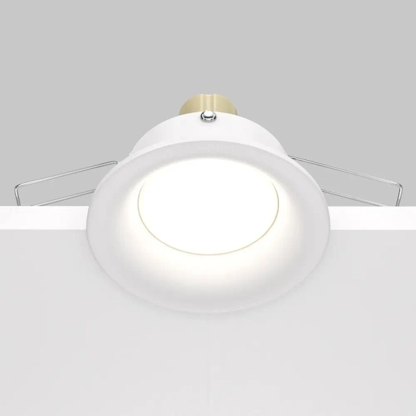 Okrągła lampa do zabudowy Slim DL027-2-01W kuchenna biała