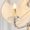 Lampa ścienna z abażurem Nixon 60180 Endon hampton ecru nikiel