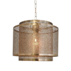 Orientalna lampa wisząca Hermine 4200400-6519 By Rydens ażurowa mosiądz