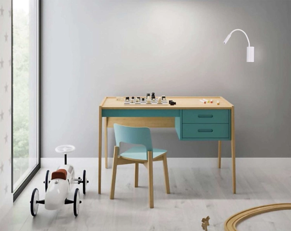 Kinkiet LAMPA ścienna Nuto Bianco Orlicki Design metalowa OPRAWA do czytania LED 3W 3000K na elastycznym ramieniu biała