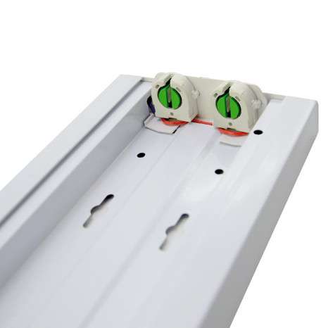 LAMPA sufitowa POGO 03684 Ideus prostokątna OPRAWA metalowy plafon listwa biała