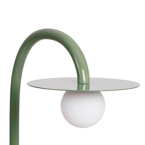 Stolikowa lampka Enigma T0059 Maxlight LED 2W 3000K kula zielona