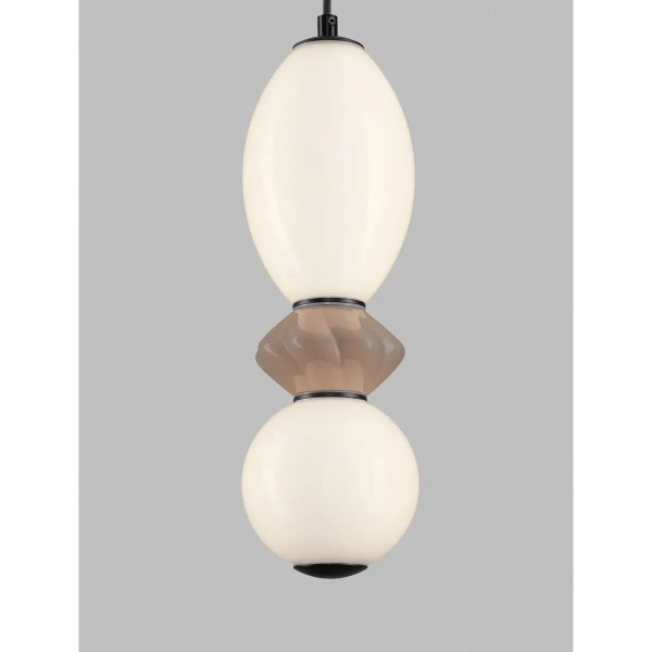 Lampa wisząca nad stół MONRETA LE45231 LED 12W 3000K mokka biała