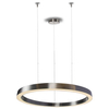 Pierścieniowa lampa Circle ST-8848-100 NIKIEL LED 104W 3000K do sypialni nikiel