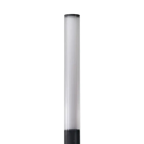 Zewnętrzny słupek ogrodowy EBRO LED 25W 3000K IP65 AZ6767 aluminiowy czarny
