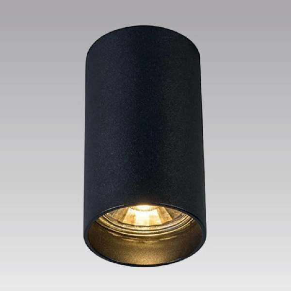Downlight LAMPA sufitowa TUBA 92680-N Zumaline tuba OPRAWA metalowa czarna