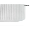 Ryflowana lampa wisząca MAZAYA biała MSE1501100607 1xLED 71,5W nad stół