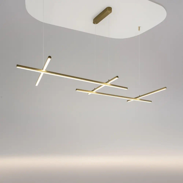 Modernistyczna lampa wisząca Radiance MOD278PL-L86G3K1 LED 80W 3000K złota