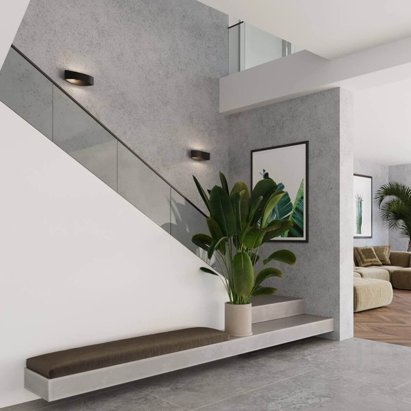 Podłużny kinkiet naścienny Toni SL.1189 do gabinetu czarny