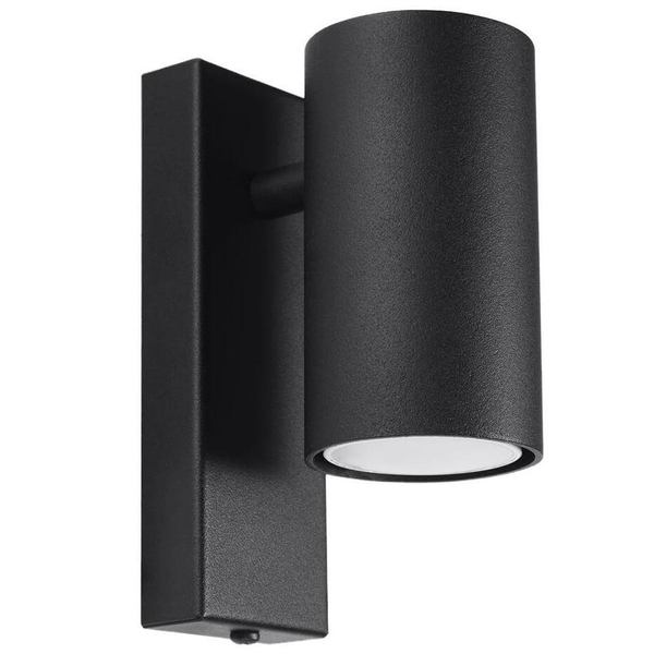 Salonowy kinkiet minimalistyczny SL.1077 czarna lampa ścienna