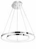 Sypialniana lampa wisząca Lobos nad łóżko LED 75W 3000K srebrna