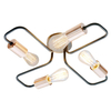 Lampa sufitowa HERPE 34-66923 metalowa pręty żarówki pająk czarny