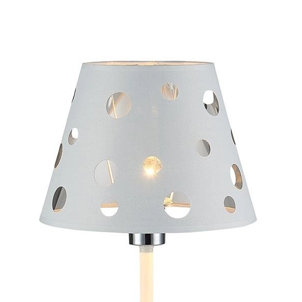 Lampa stołowa BATLEY 50501111 abażurowa nocna biała