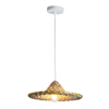 Pleciona lampa zawieszana Boho ABR-LWBRA Abruzzo do jadalni beżowa