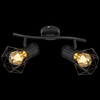 Industrialna LAMPA sufitowa PRISKA 54017-2 Globo metalowa OPRAWA plafon druciane klatki regulowane czarne