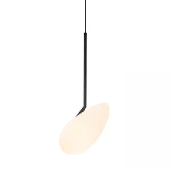 Wisząca lampa nowoczesna 20254 LED 5W 3000K szklana biały czarny