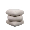 Pufa tkaninowa STONES beżowa KH1501100378 obrotowa wys. 40 cm