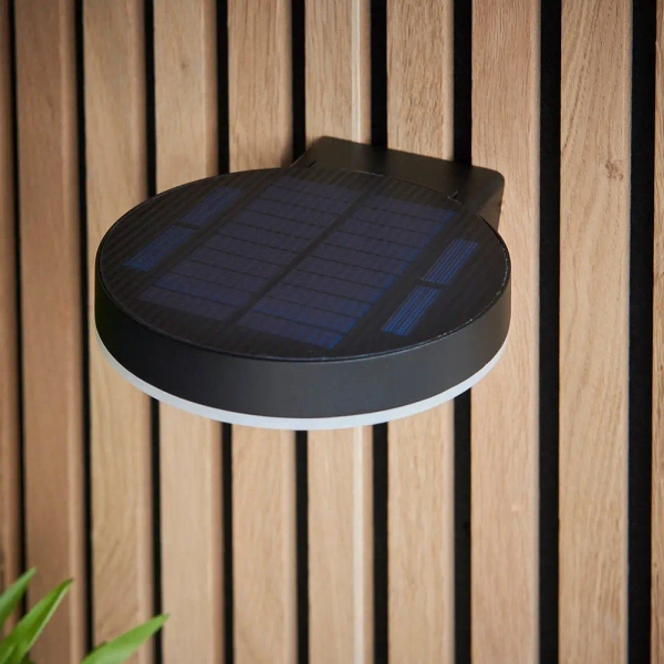 Kinkiet zewnętrzny Ebro 96933 LED 5,88W 3000K IP44 czujnik czarny biały