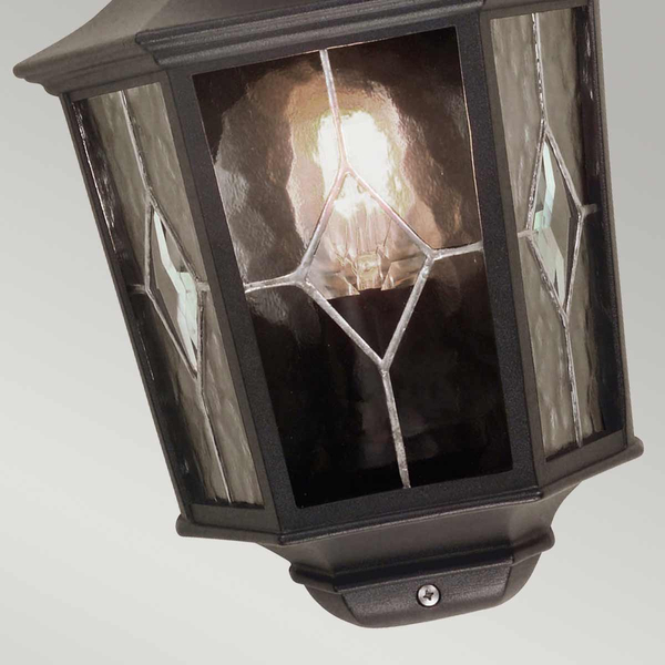 Lampa elewacyjna Norfolk NR7-2-BLK Elstead klasyczna latarenka czarna