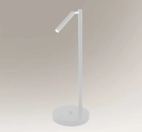 Stołowa LAMPKA regulowana KOSAME 7874 Shilo metalowa LAMPA tuba na biurko czarna