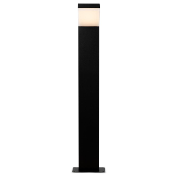 Ogrodowy słupek Paso O595FL-L12B3K Maytoni LED 12W 3000K prostokąt IP54 czarny