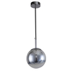 Kulista lampa wisząca Palla LP-2844/1P S CH szklana kula ball chrom