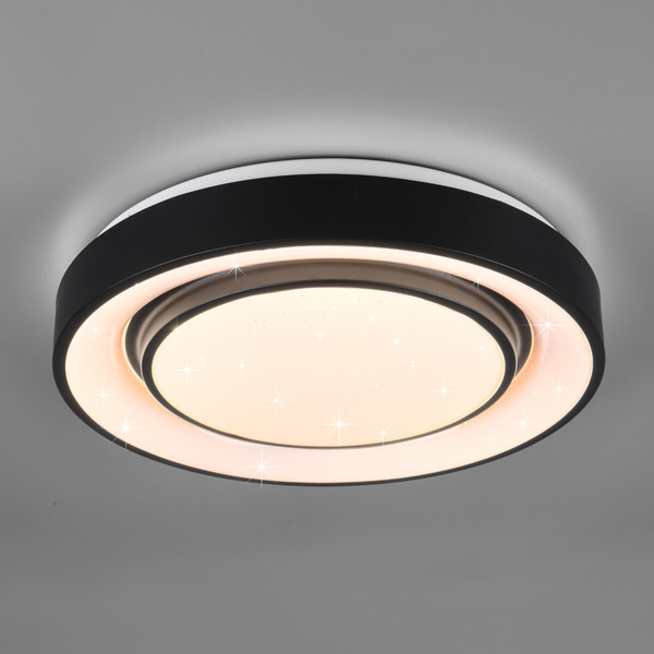 Lampa nasufitowa Mona R65041032 RL Light LED 20W 3000-6000K czarna biała