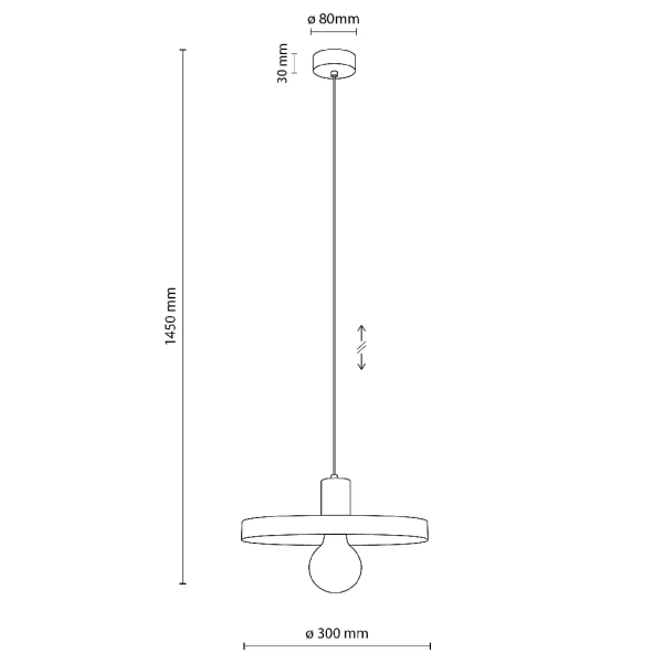 Loftowy wisząca lampa Sila 10954 dysk zwis do jadalni ceglany brązowy