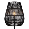 Podłogowa lampa do salonu NERIDA 03845/81/30 IP44 czarny