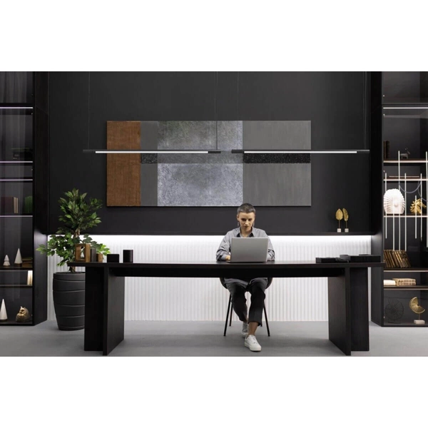 Wisząca listwa nad stół Ibara 5053 Shilo belka regulowana kuchenna czarny