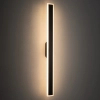 Podłużna ścienna lampa do ogrodu ISLA 11553 LED 22W 3000K IP54 czarna