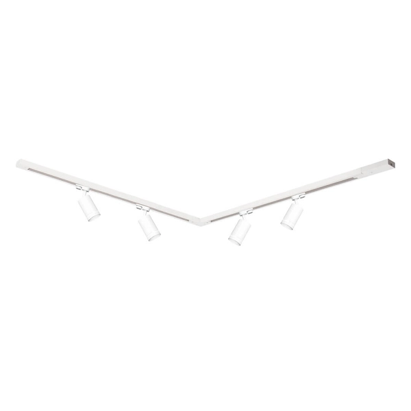 Zestaw lampy szynowej z prowadnicą i złączkami ML1688 regulowana biała