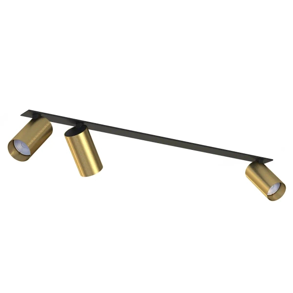 Regulowana pudsufitowa lampa MONO 7746 belka mosiądz