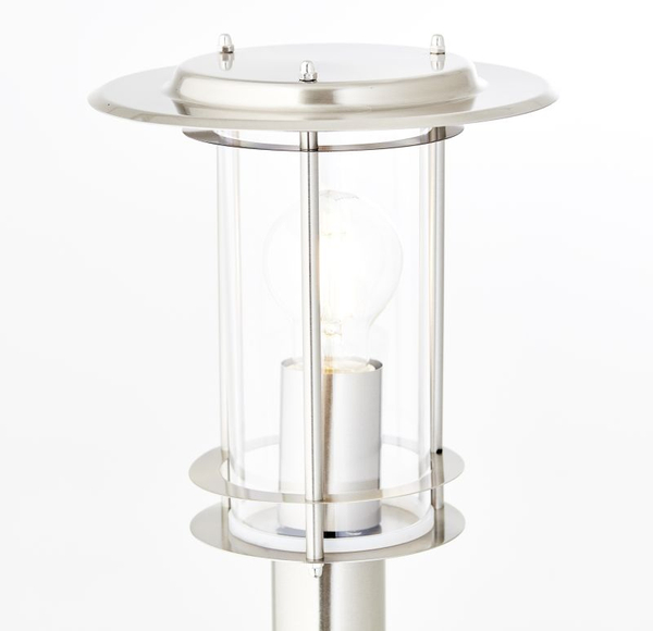 Stojąc lampa do ogrodu York 44785/82 latarnia IP44 stal