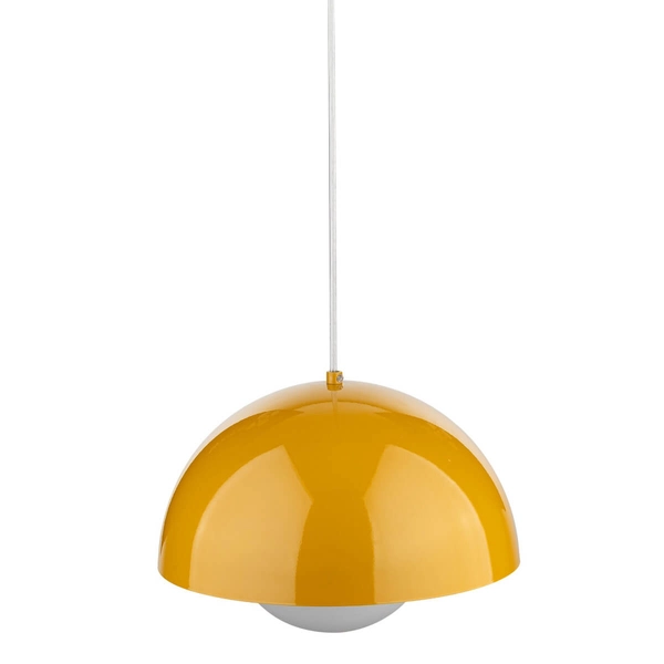 Lampa zwisowa Bono 10275 bubble do gabinetu metalowa biała żółta