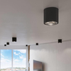 LAMPA sufitowa SL.0697 metalowa OPRAWA spot natynkowy tuba downlight czarny