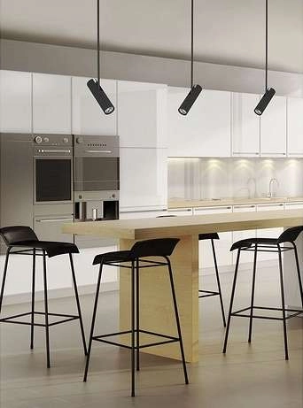 Sufitowa LAMPA spot EYE SUPER B 6503 Nowodvorski halogenowa OPRAWA metalowa tuba czarna