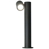 Zewnętrzna LAMPA stojąca PINO 311597 Polux ogrodowa OPRAWA metalowa IP44 czarna