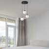 Czarna lampa wisząca CAMINA K-4746 szklane kule balls kaskada