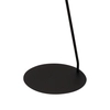 Lampa do salonu z abażurem Lizbona 50230 tkaninowa biała czarna