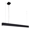 Biurowa lampa wisząca Traversi PRD-5470-142-BK-830-PN Italux LED 44W 3000K czarna