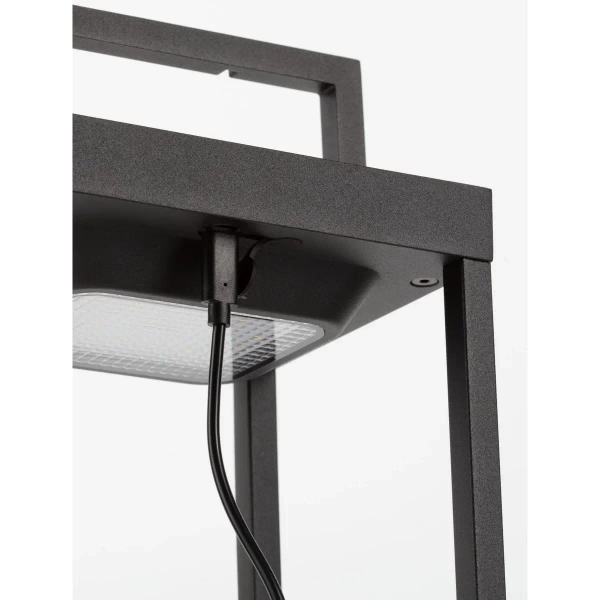 Stojąca lampa na taras OLVERTO LE75291 LED 2W 3000K solarny IP54 antracyt