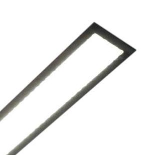 Wpust liniowy podłużny Lupinus 2120001103-1 Elkim LED 8W 3000K czarny