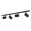 1-fazowy system szynowy Tokio LP-787 SET 1F BK tuby z regulacją czarny