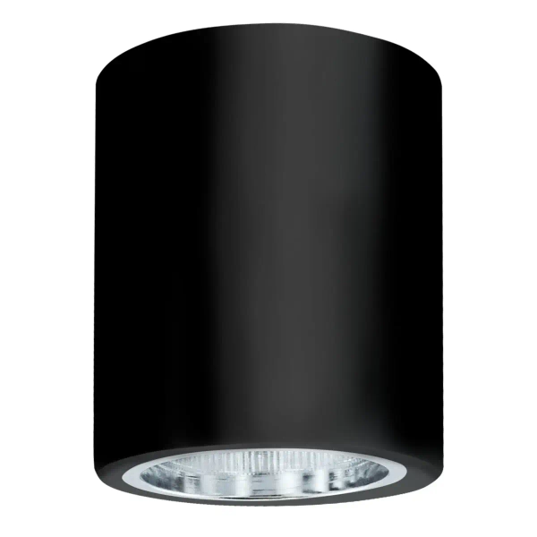 Sufitowa lampa tuba MERKURY 313591 podłużna metalowa czarna