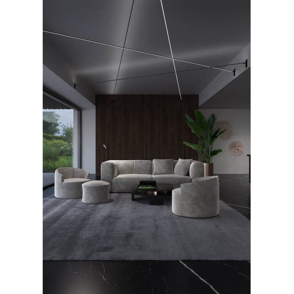 Sufitowo-ścienna oprawa liniowa SURIKA 6032 Shilo LED 54W 3000K czarna