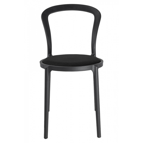 Krzesło do jadalni Slim PP-134A.BLACK do gabinetu czarne