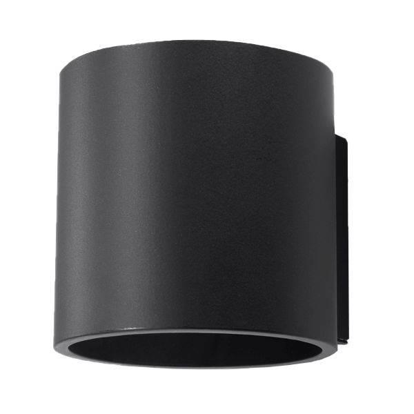 Kinkiet LAMPA ścienna SL.0048 metalowa OPRAWA tuba czarna